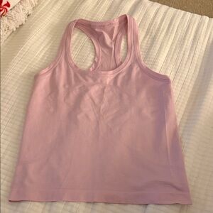 Light pink lululemon tank top